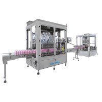 Hand Sanitizer Automatic Cuping Machines Ink Pneumatic For Lotion Powder Aut Pu Filling Machine