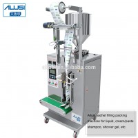 Cosmetic & chemical liquid sachet filling packing machine